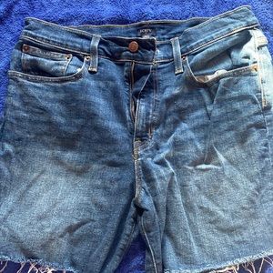 J crew jean shorts